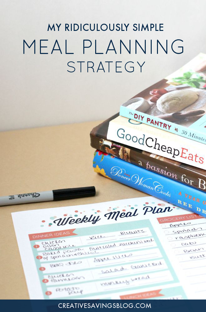 Meal planning strategies