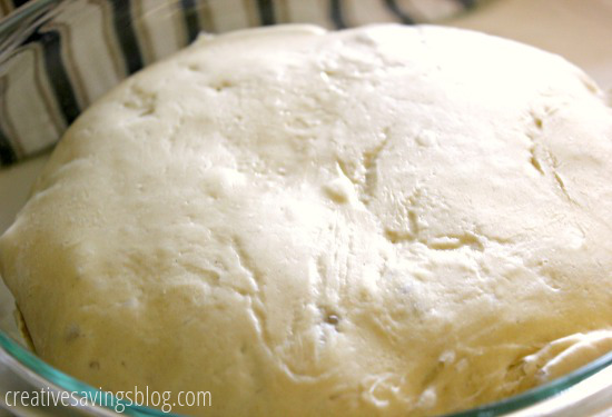 rising pizza dough