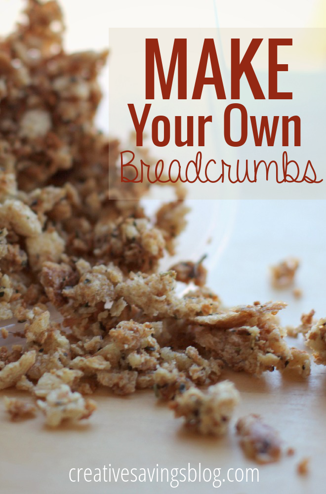 I literally had no idea you could make your own breadcrumbs, but I stumbled on this article and haven't bought breadcrumbs since! These easy homemade breadcrumbs come together in less than 10 minutes, and are super flavorful! #makeyourownbreadcrumbs #homemadebreadcrumbs #moneysavingtips #kitchenhacks #breadcrumbrecipe