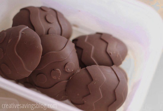 Chocolate Peanut Butter Eggs | Creative Savings