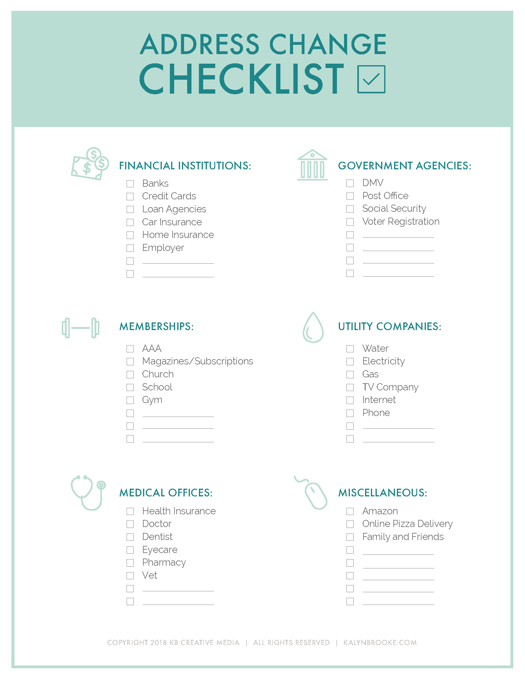 the-ultimate-change-of-address-checklist-printable