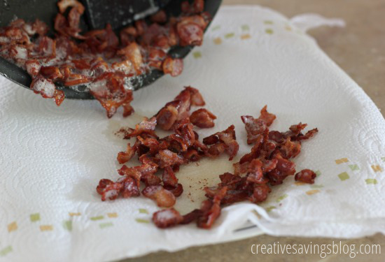 Make Your Own Bacon Bits | Creative Savings