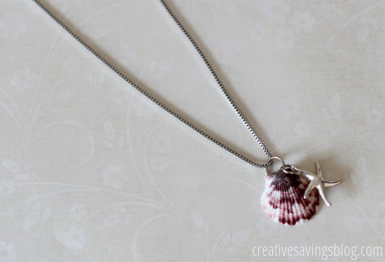 DIY Shell Neclace | Creative Savings