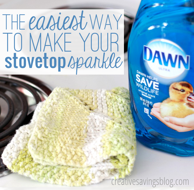 The Easiest Way to Make Your Stovetop Sparkle