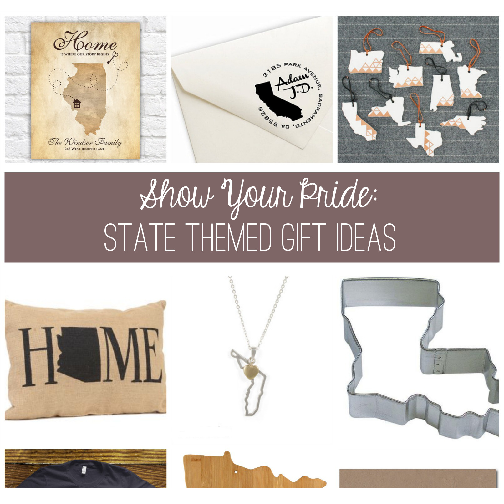 9 State Pride Gift Ideas