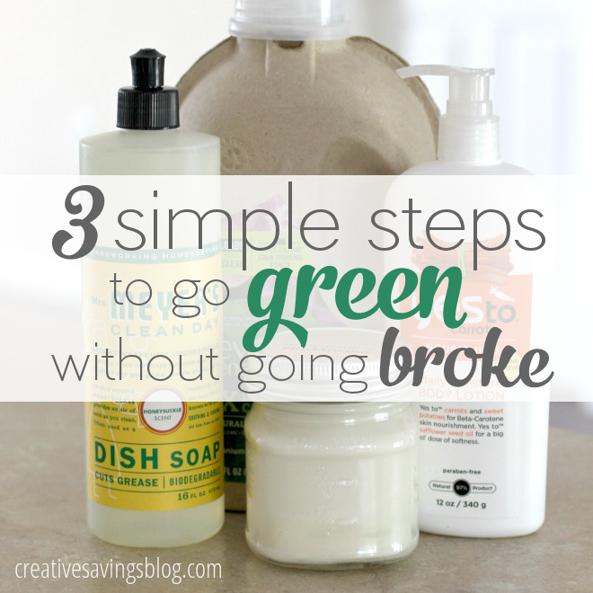 3 Simple Steps to Go Green Without Going Broke