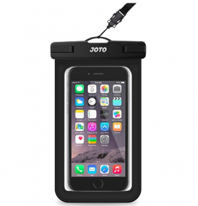 waterproof phone case in black