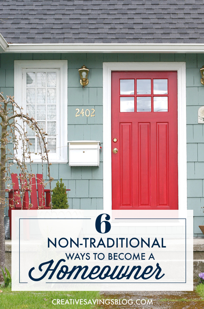 Buying a home might seem impossible to someone just starting out, but it really isn't! If you've always wanted to become a homeowner, but don't have the credit, cash flow, or financing, here's how to do it in 6 non-traditional ways. Would you ever consider investing in #5?