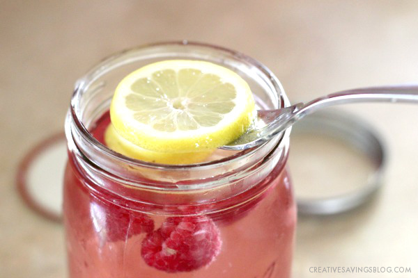Raspberry Lemon Water | Creative Savings