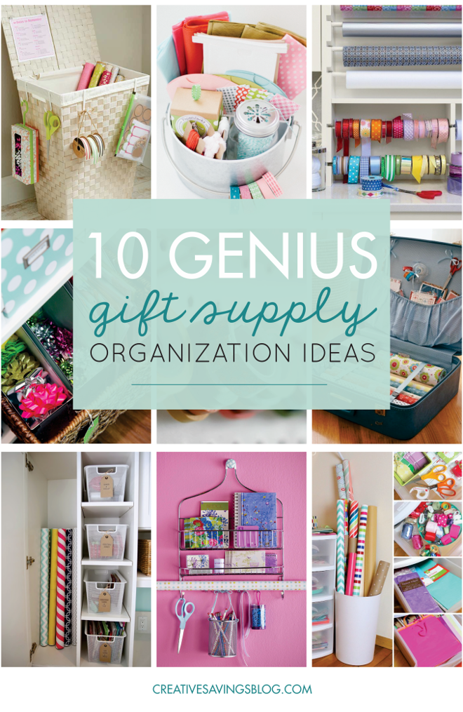 Simple Gift Supply Organization Center Fits Perfectly in Small