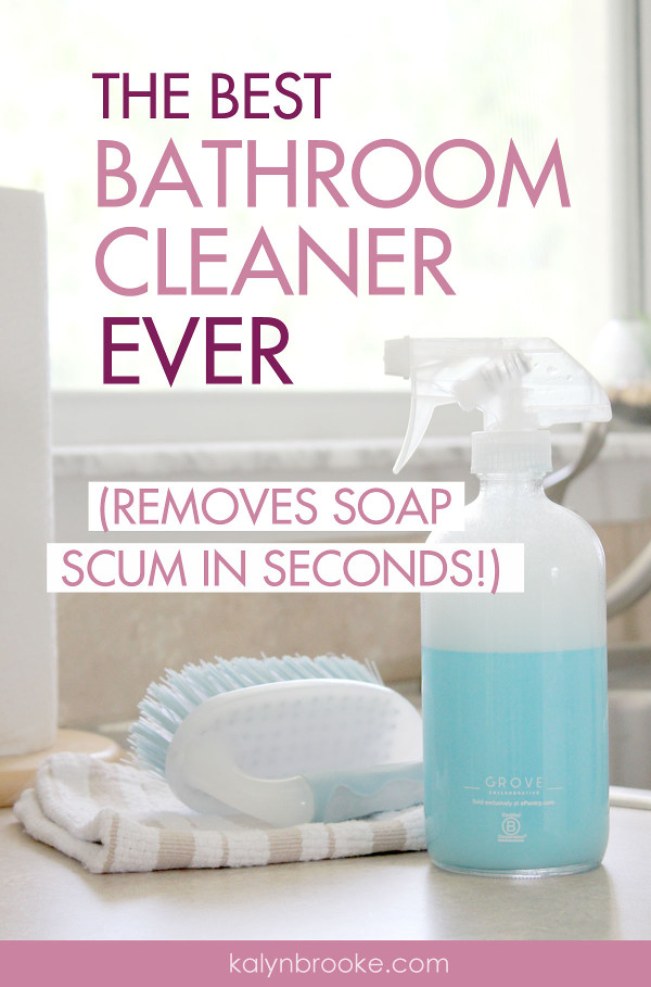 The BEST Homemade Soap Scum Remover - Sarah Ever After