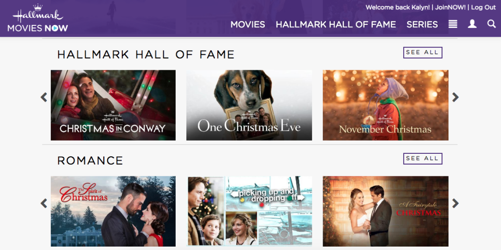 Watch hallmark best sale channel online