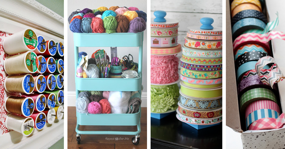 How to Organize Craft Supplies: 25 Clever Ideas!