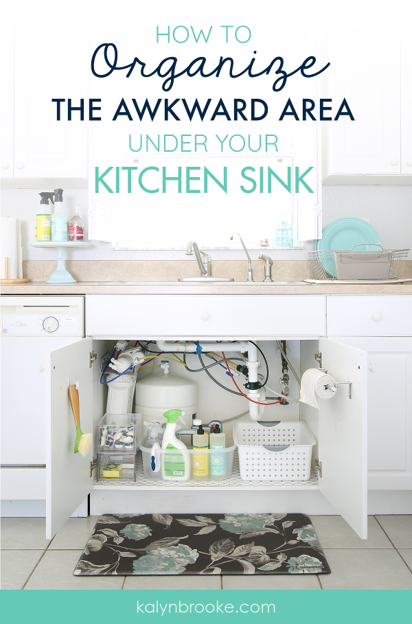 How to Organize Under Your Kitchen Sink