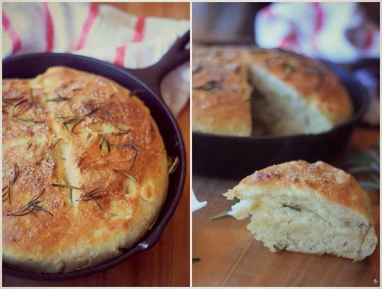 no-knead skillet bread