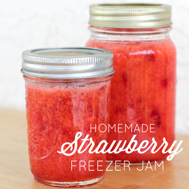 Strawberry Freezer Jam Homemade Strawberry Jam