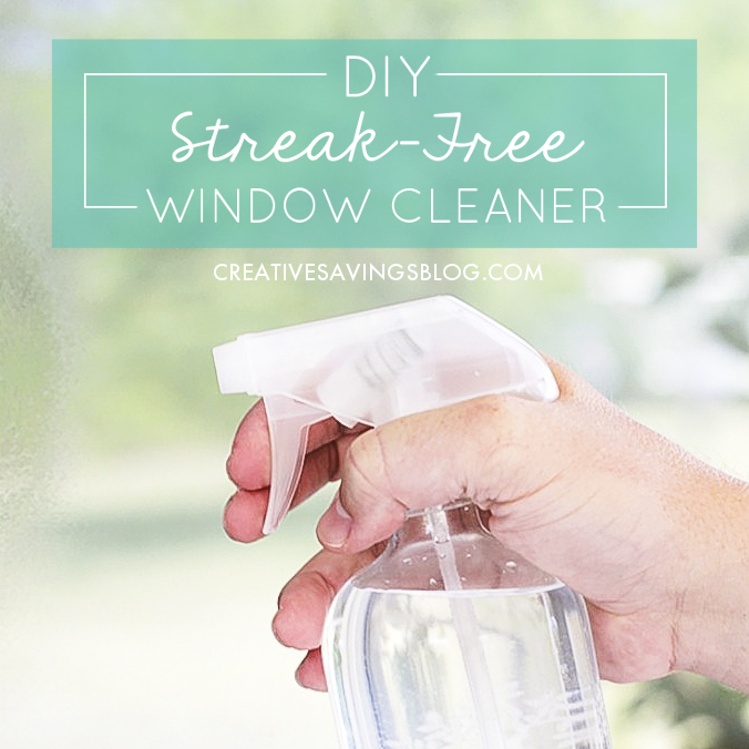 Homemade Window Cleaner with Vinegar