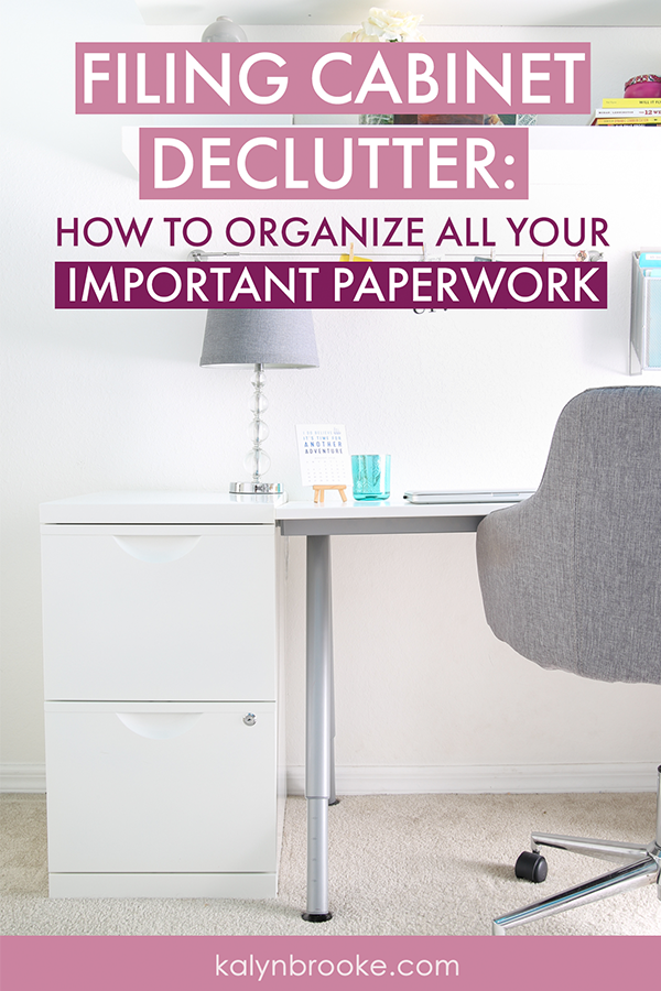 Filing Cabinet Organization How To Organize All Your Important