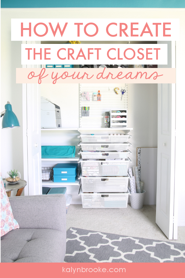 Craft Closet Organization 101: 5 Steps to the Ultimate Makeover