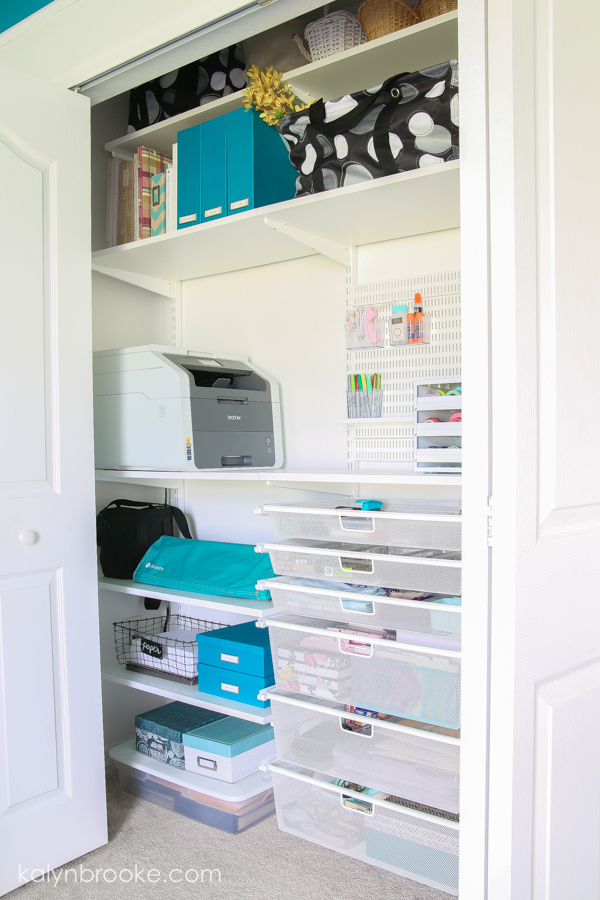 The Ultimate Craft Closet Organization  Craft room closet, Scrapbook room  organization, Craft closet organization