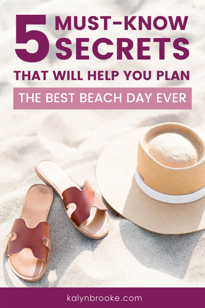 3 Ways to Have a Better Day at the Beach