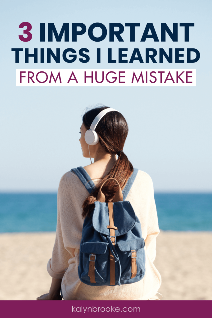 I've made a lot of mistakes in the past. Thankfully I've been able to use these helpful tips to let go of those mistakes, learn from them, and move forward instead of beating myself up!