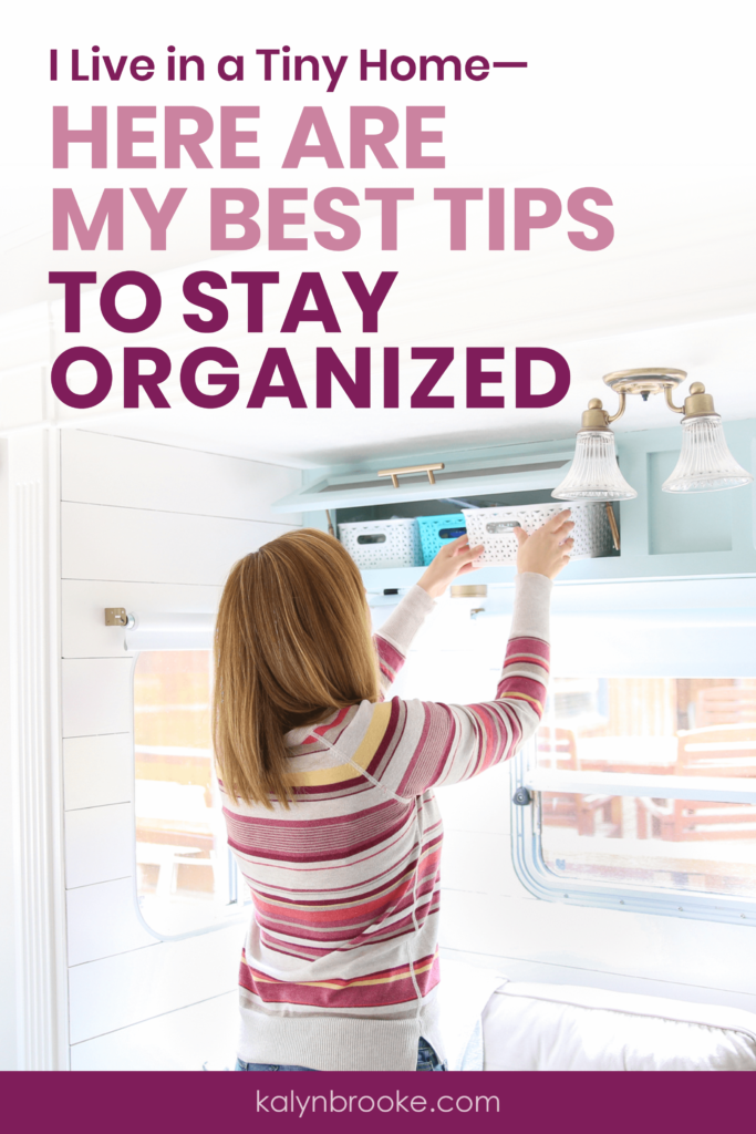 Tired. That's the best word I can think of to describe the way I felt about our smaller-than-average home. Oh, when we bought it, I had grand visions of minimalist living (and a lower mortgage payment!). But I soon became overwhelmed by HOW to stay organized in a small space. Then I read these 5 secrets and overhauled every room one by one., maximizing our storage. It worked! And now I'm happy to be home again!