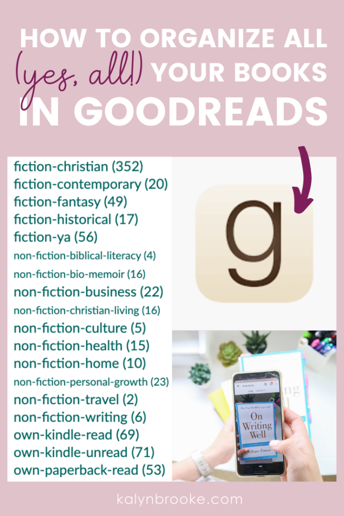 I'd had it. My overflowing bookshelves and towering stacks on my nightstand were cluttering up my life and NOT motivating me to read. Instead I had decision fatigue just staring at all of those books! Plus whenever I was in a bookstore I couldn't remember which books I owned and didn't need to buy. Enter this app: Goodreads. I now have an organized book collection and actually enjoy reading again!