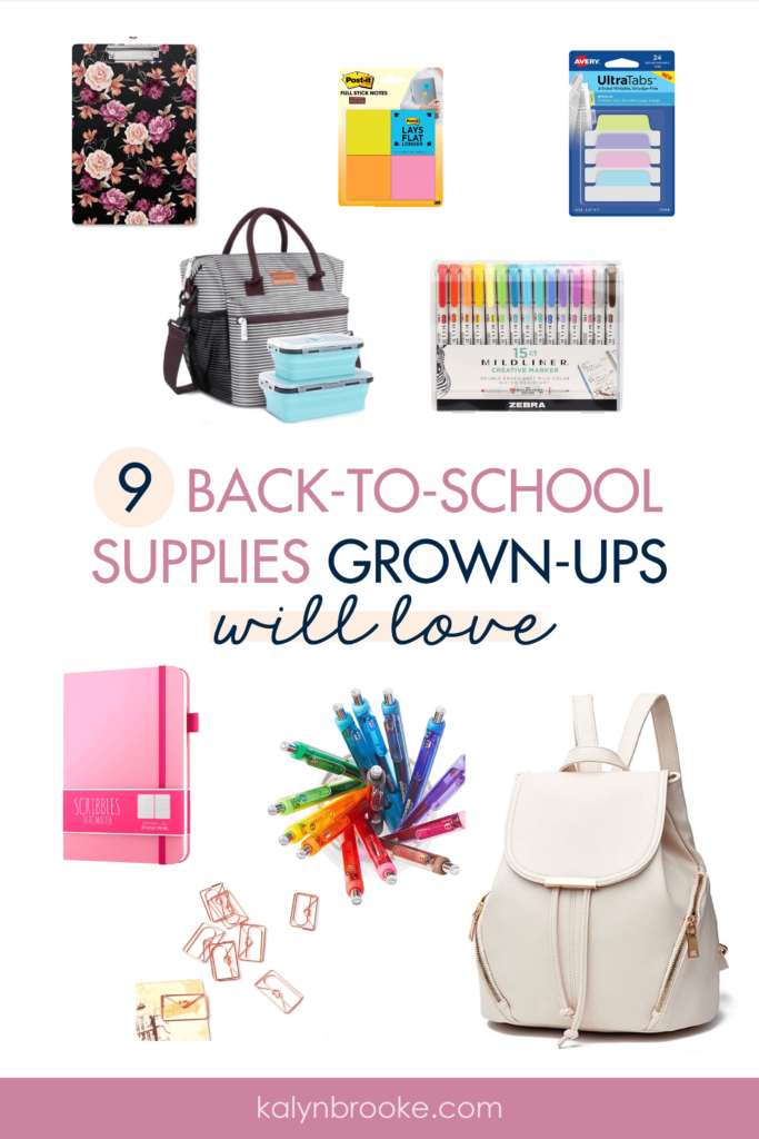 Complete List of Back to School Supplies