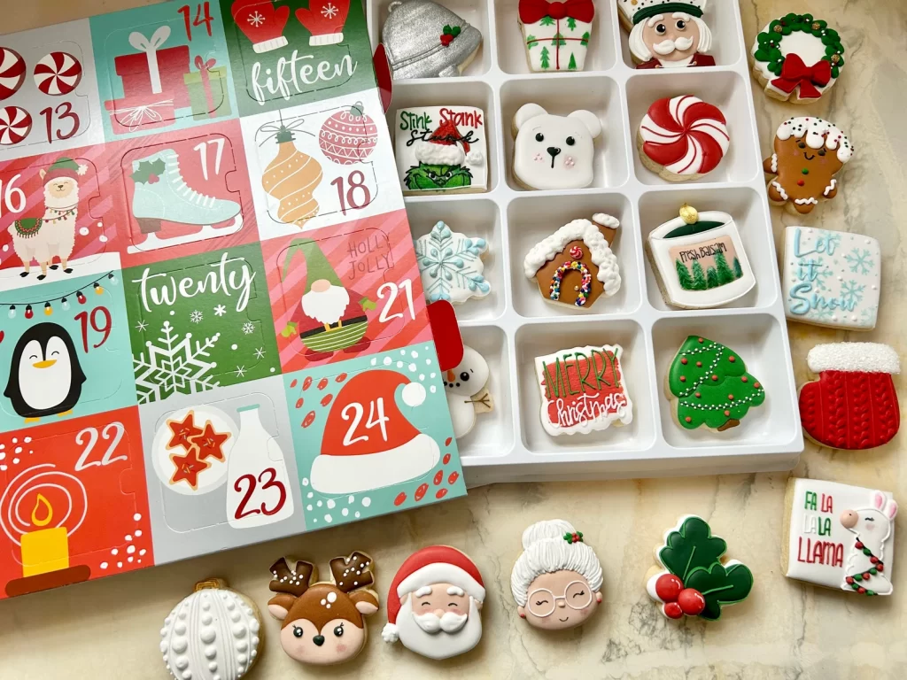 Sugar Cookie Advent Calendar for Adults